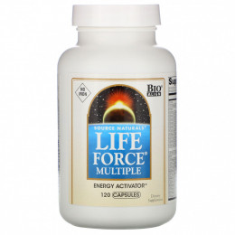 Source Naturals, Мультивитамины Life Force, без железа, 120 капсул