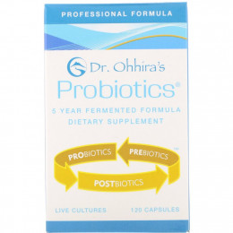 Dr. Ohhira's, Professional Formula Probiotics, 120 капсул