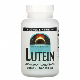 Source Naturals, Лютеин, 20 мг, 120 капсул