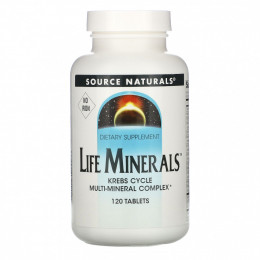 Source Naturals, «Микроэлементы жизни» без железа, 120 таблеток