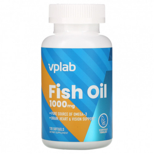 Vplab, Fish Oil, 1000 mg, 120 Softgels