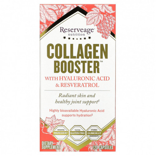 ReserveAge Nutrition, Collagen Booster, 120 капсул