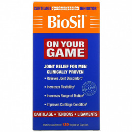 BioSil by Natural Factors, BioSil, «В вашей игре», 120 вегетарианских капсул