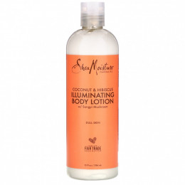 SheaMoisture, Illuminating Body Lotion, Coconut & Hibiscus with Songyi Mushroom, 13 fl oz (384 ml)