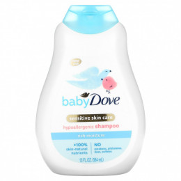 Dove, Baby, насыщенный увлажняющий шампунь, 384 мл