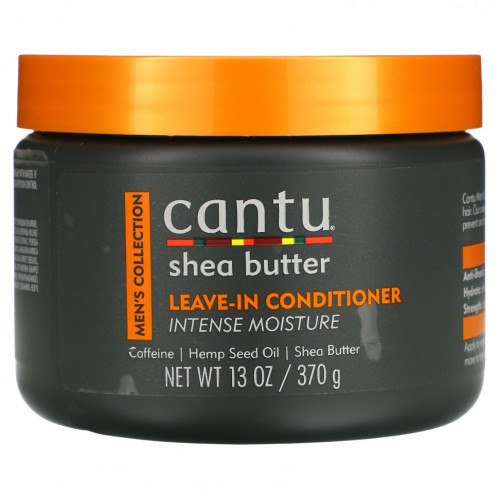 Cantu, Men's Collection, несмываемый кондиционер с маслом ши, 370 г (13 унций)