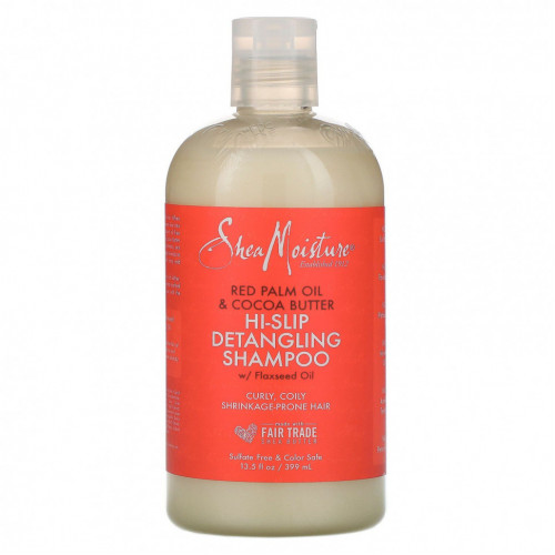 SheaMoisture, Hi-Slip, шампунь для легкого расчесывания, красное пальмовое масло и масло какао, 399 мл (13,5 жидких унции)