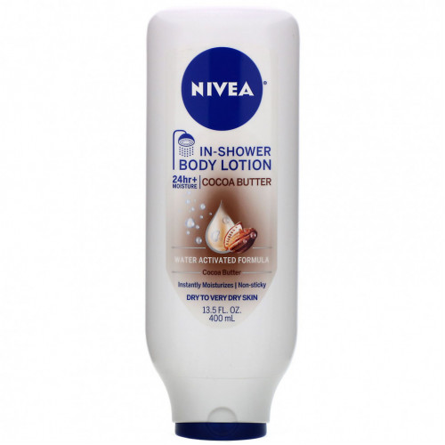 Nivea, Лосьон для тела для использования в душе, масло какао, 13,5 жидк. унц. (400 мл)