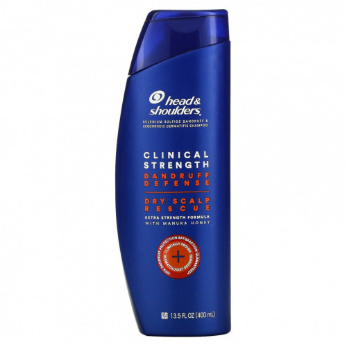 Head & Shoulders, Clinical Strength, шампунь от перхоти, средство для сухой кожи головы, 400 мл (13,5 жидк. Унции)