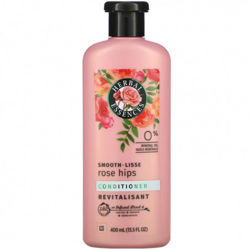 Herbal Essences, Smooth, кондиционер, шиповник, 13,5 жидких унций (400 мл)