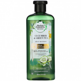 Herbal Essences, Увлажняющий шампунь Sheer Moisture, огурец и зеленый чай, 13,5 жидких унций (400 мл)