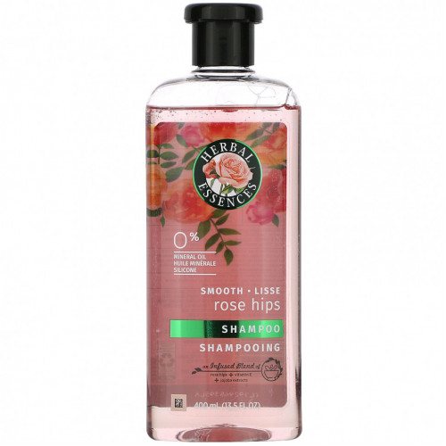 Herbal Essences, Smooth, Шампунь, шиповник, 13,5 жидких унций (400 мл)