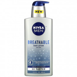 Nivea, Men, Дышащий лосьон для тела, 13,5 жидких унций (400 мл)