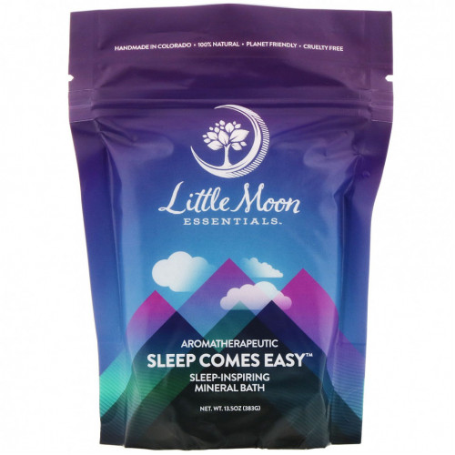 Little Moon Essentials, Sleep Comes Easy, Sleep-Inspiring Mineral Bath Salt, 13.5 oz (383 g)