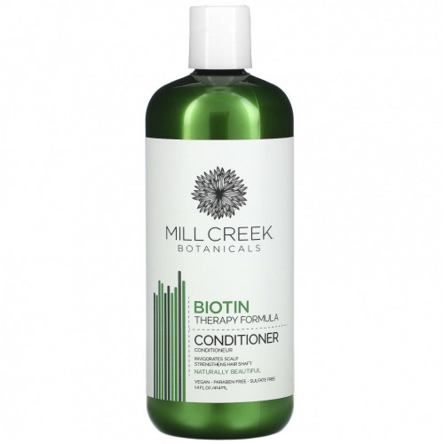 Mill Creek Botanicals, Кондиционер с биотином, лечебный эффект, 414 мл (14 жидк. унций)