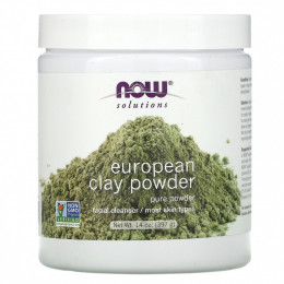 NOW Foods, Solutions, European Clay Powder, 397 г (14 унций)