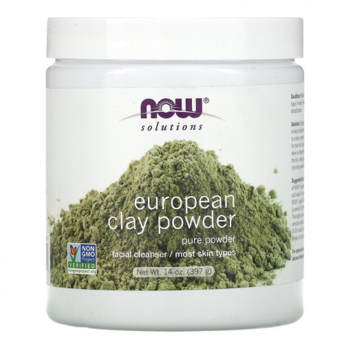 NOW Foods, Solutions, European Clay Powder, 397 г (14 унций)