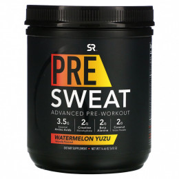 Sports Research, Pre-Sweat Advanced Pre-Workout, Арбуз юдзу, 14,46 унций (410 г)