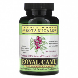 Whole World Botanicals, Royal Camu, 350 мг, 140 вегетарианских капсул