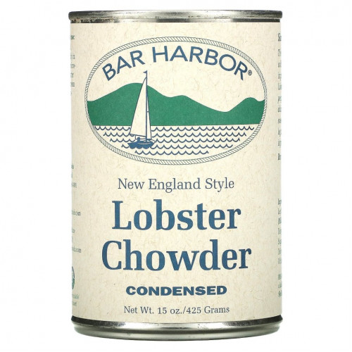 Bar Harbor, New England Style Condensed Lobster Chowder, 15 oz (425 g)