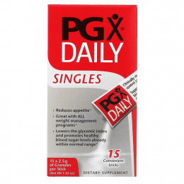 Natural Factors, PGX Daily, одиночные, 15 стиков, 2,5 г в 1 стике