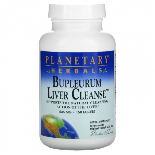 Planetary Herbals, Bupleurum Liver Cleanse, 545 мг, 150 таблеток