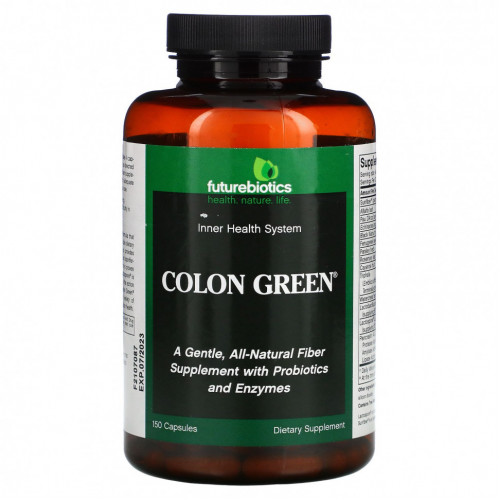 FutureBiotics, Colon Green, 150 капсул