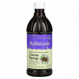 NuNaturals, NuStevia, концентрированный какао-сироп, 0,47 л (16 жидк. унций)