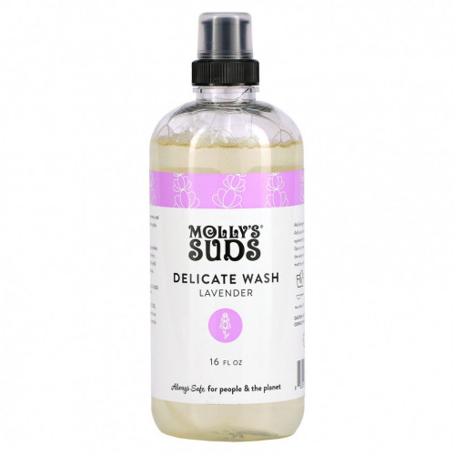 Molly's Suds, Delicate Wash, лаванда, 16 жидк. Унций