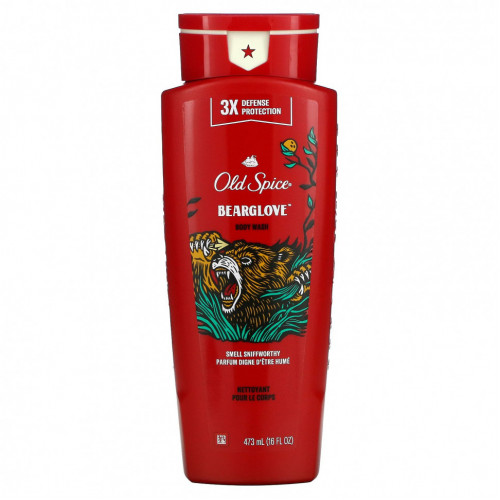 Old Spice, Гель для душа, Bearglove, 473 мл (16 жидк. Унций)