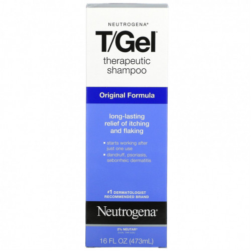 Neutrogena, T/Gel, терапевтический шампунь, оригинальная формула, 16 жидких унций (473 мл)