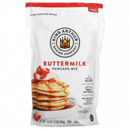 King Arthur Flour, Пахта для блинов, 454 г (16 унций)