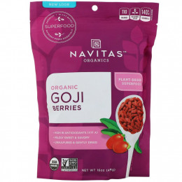 Navitas Organics, Органические ягоды годжи, 16 унц. (454 г)