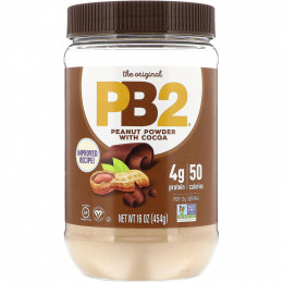 PB2 Foods, Арахисовое масло PB2 (сухой порошок) с шоколадом, 16 унций (453,6 г)