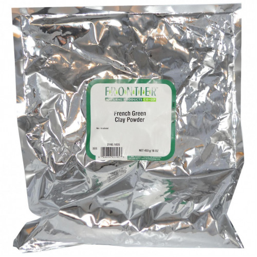 Frontier Co-op, French Green Clay Powder, 453 г