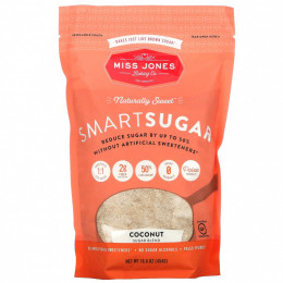 Miss Jones Baking Co, SmartSugar, смесь кокосового сахара, 454 г (16 унций)