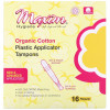 Maxim Hygiene Products, Тампоны с пластиковым аппликатором из органического хлопка, обычные, 16 шт.