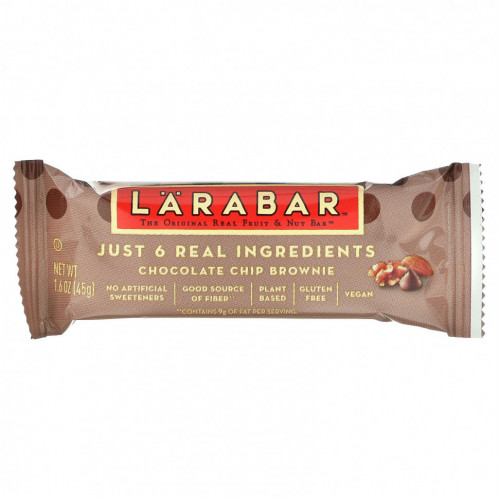 Larabar, The Original Fruit & Nut Food Bar, шоколадный брауни, 16 батончиков по 45 г (1,6 унции)