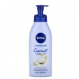 Nivea, Масляный лосьон, масло кокоса и монои, 500 мл (16,9 жидк. Унции)