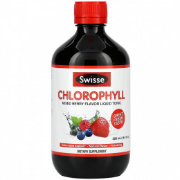 Swisse, Chlorophyll, тоник со вкусом ягод, 500 мл (16,9 жидк. унции)