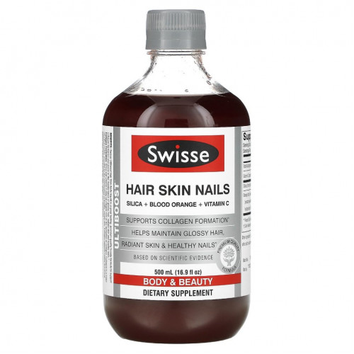 Swisse, Hair Skin Nails, жидкое средство, 500 мл (16,9 жидк. Унции)