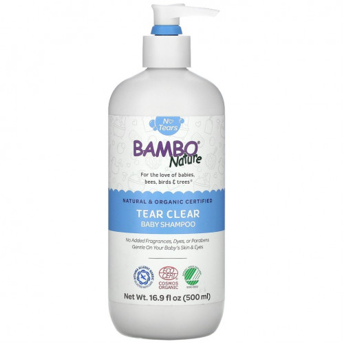 Bambo Nature, Детский шампунь Tear Clear, 16,9 жидких унций (500 мл)