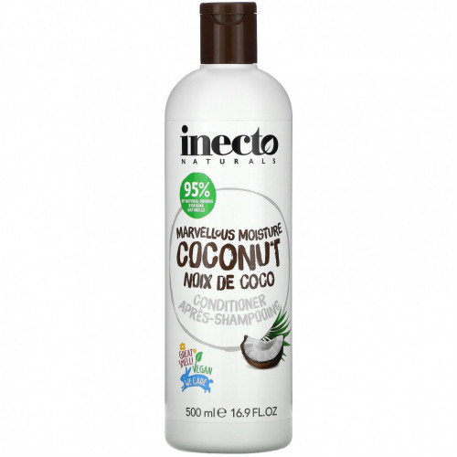 Inecto, Marvelous Moisture Coconut, кондиционер, 500 мл (16,9 жидк. Унции)