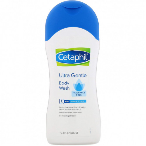 Cetaphil, Ultra Gentle, гель для душа, без отдушки, 500 мл