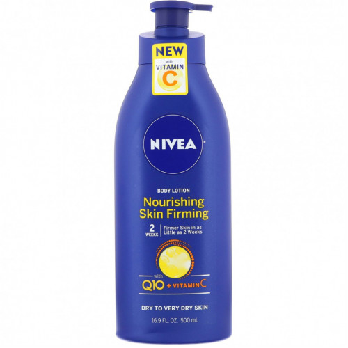 Nivea, Nourishing Skin Firming Body Lotion, Dry to Very Dry Skin, 16.9 fl oz (500 ml)