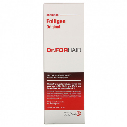 Dr.ForHair, Folligen, шампунь, 500 мл (16,91 жидк. унции)