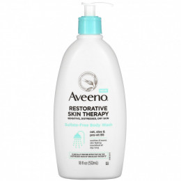 Aveeno, Restorative Skin Therapy, гель для душа без сульфатов, 532 мл (18 жидк. Унций)