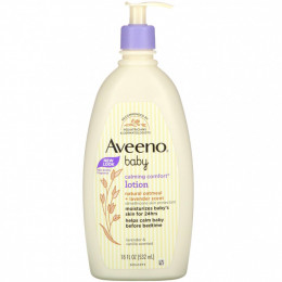 Aveeno, Calming Comfort, успокаивающий лосьон для детей, лаванда и ваниль, 532 мл (18 жидк. унций)