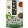 Numi Tea, Organic Herbal Teasan, марокканская мята, без кофеина, 18 чайных пакетиков, 39,6 г (1,40 унции)