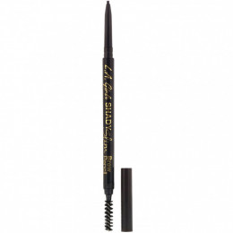 L.A. Girl, Карандаш для бровей Shady Slim Brow Pencil, оттенок Blackest Brown, 0,08 г